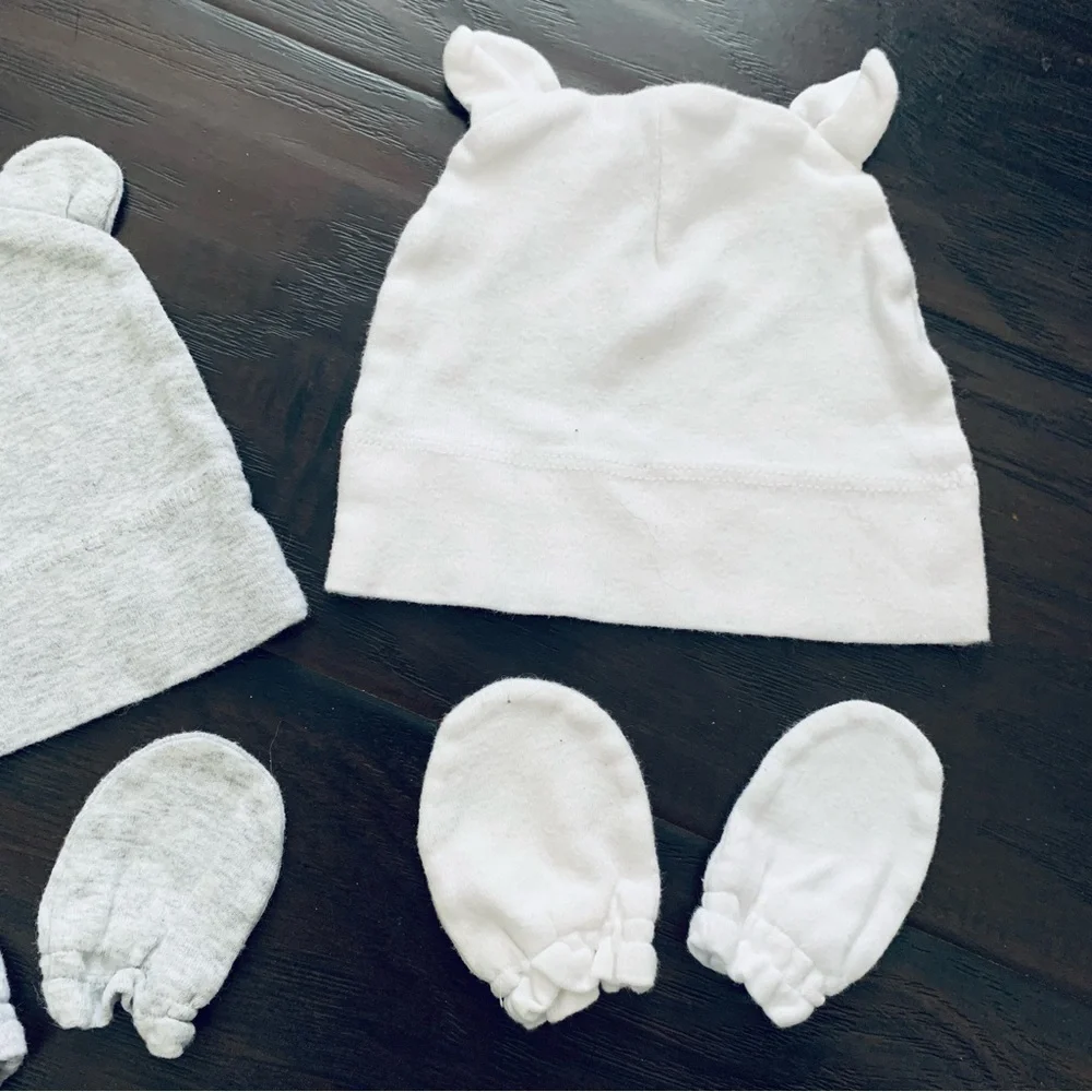 Carter's Just One You® 2pk Bear Hats & Mittens for Baby Boys or Girls